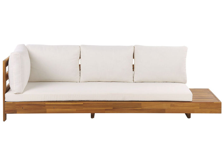 Marettimo Garden Corner Sofa 5 Seater Right Hand Certified Acacia Wood Brown