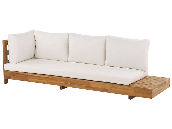 Marettimo Garden Corner Sofa 5 Seater Right Hand Certified Acacia Wood Brown