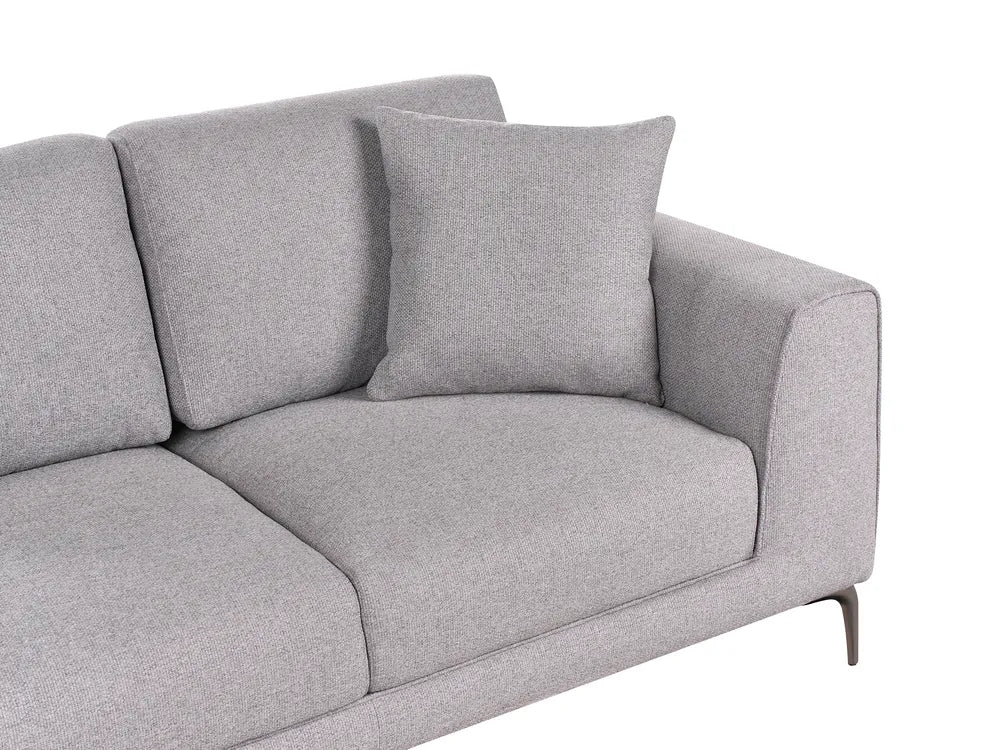 2 Seater Fabric Grey Laurea