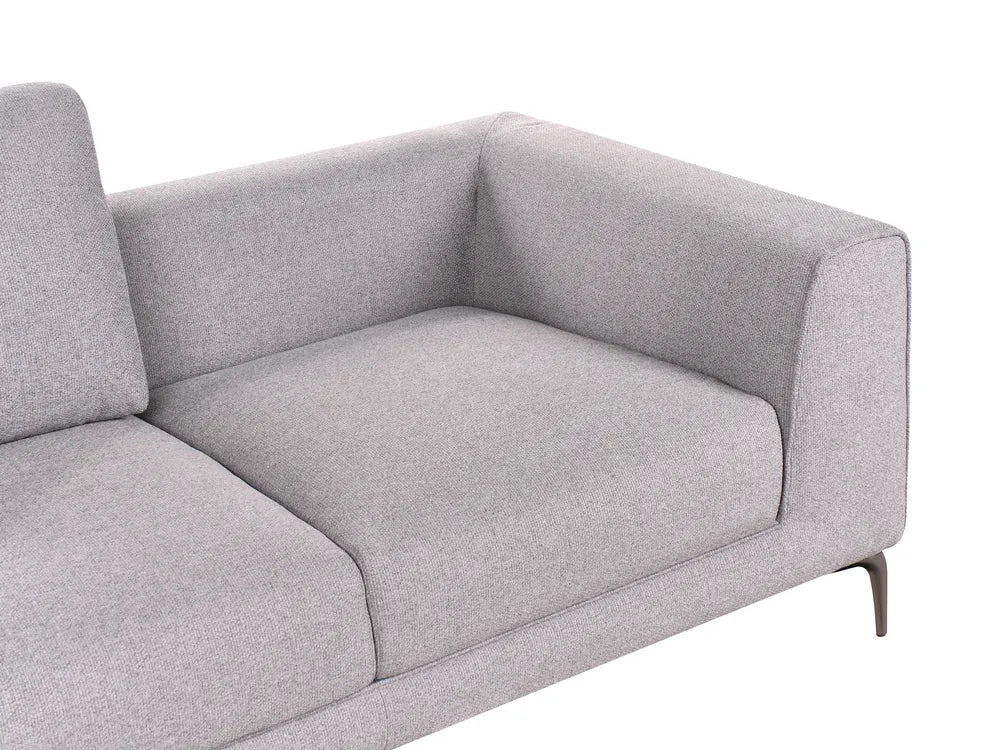 2 Seater Fabric Grey Laurea