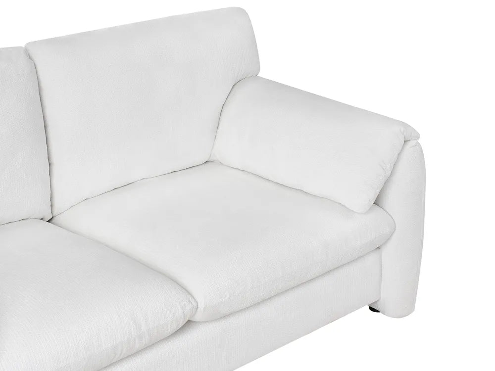 Sofa 2 Seater Fabric Off-White Nelda