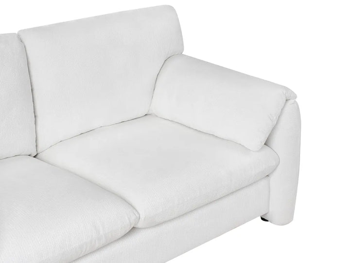 Sofa 2 Seater Fabric Off-White Nelda