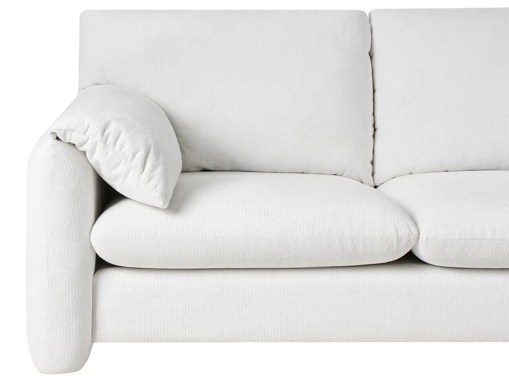 Sofa 2 Seater Fabric Off-White Nelda