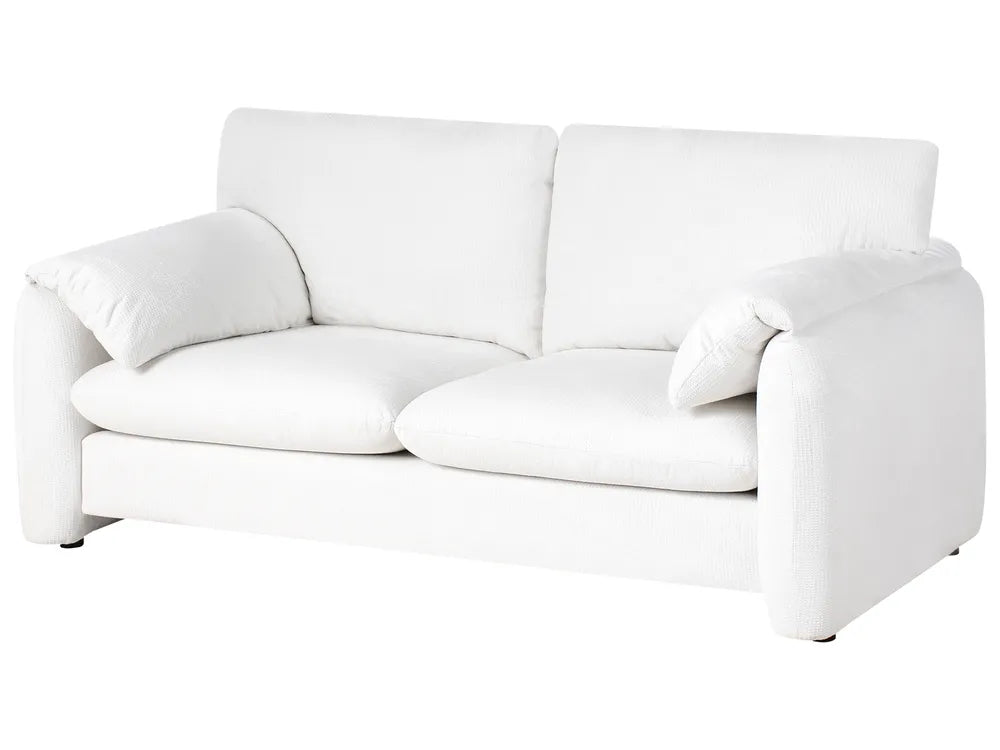 Sofa 2 Seater Fabric Off-White Nelda