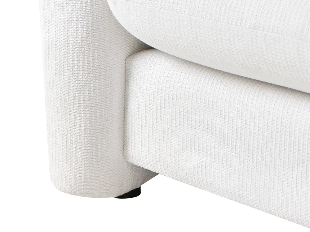 Sofa 2 Seater Fabric Off-White Nelda