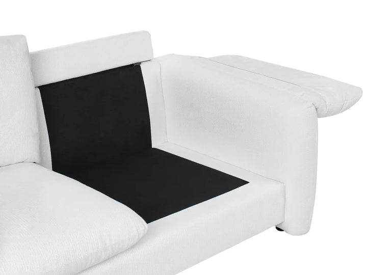 Sofa 2 Seater Fabric Off-White Nelda