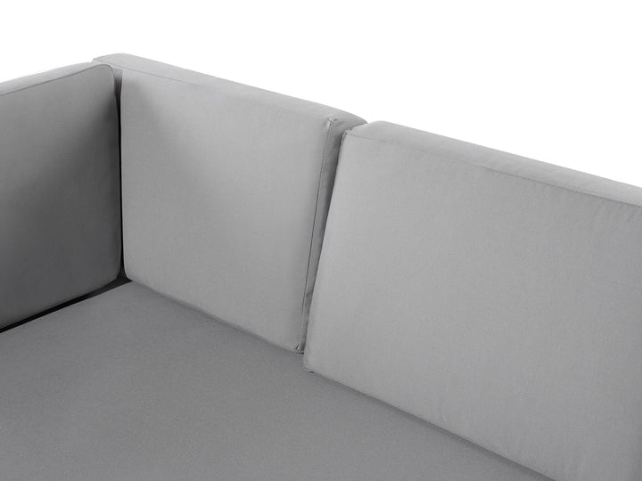 Castella Garden Corner Sofa with Table 6 Seater Left Hand Metal Grey