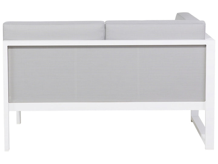 Castella Garden Corner Sofa with Table 6 Seater Left Hand Metal Grey