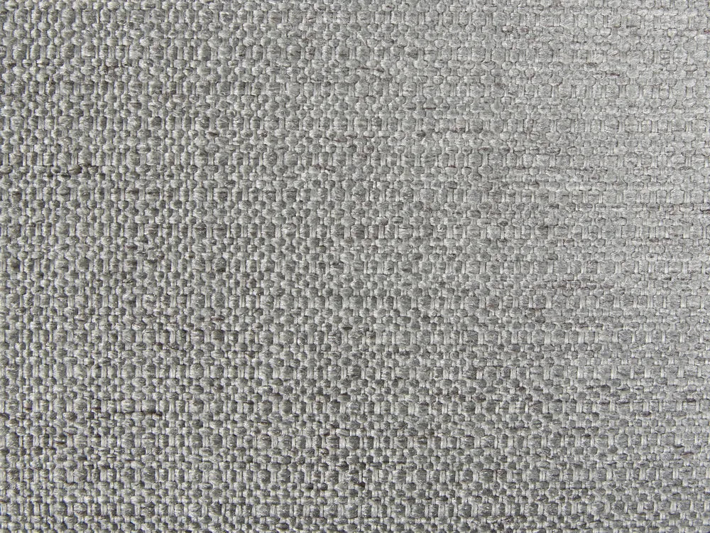 Sofa 3 Seater Fabric Light Grey with Ottoman Macalla