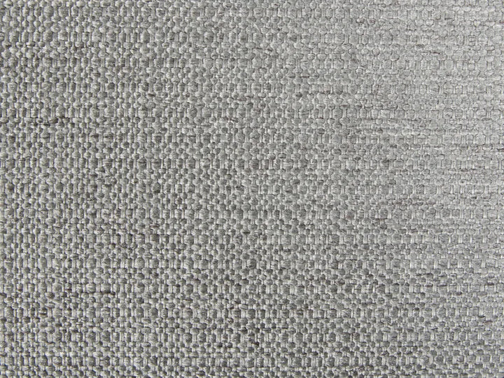 Sofa 3 Seater Fabric Light Grey with Ottoman Macalla