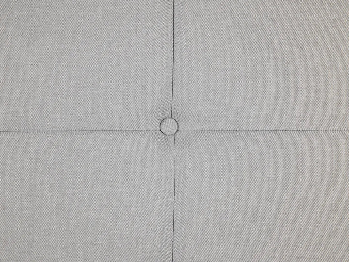 Sofa Bed 3 Seater Fabric Light Grey Charlesa