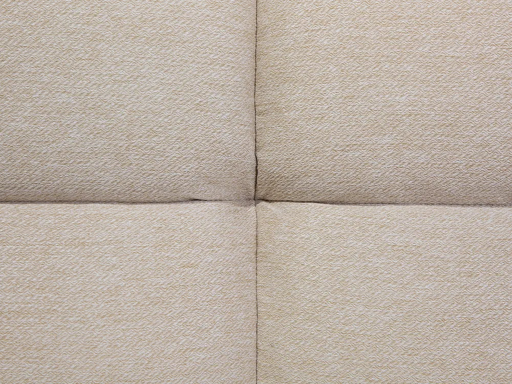 Sofa Bed 2 Seater Fabric Beige Cashten