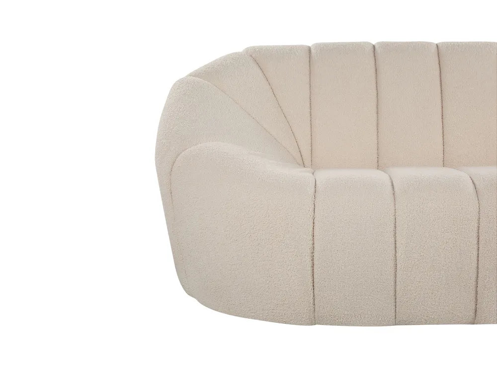 Sofa 3 Seater Boucle White Pavkovic