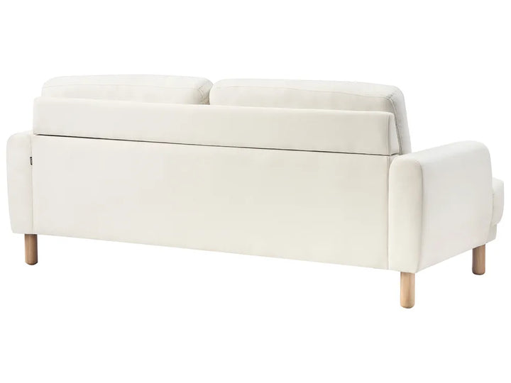 Sofa 3 Seater Fabric Off-White Carlan