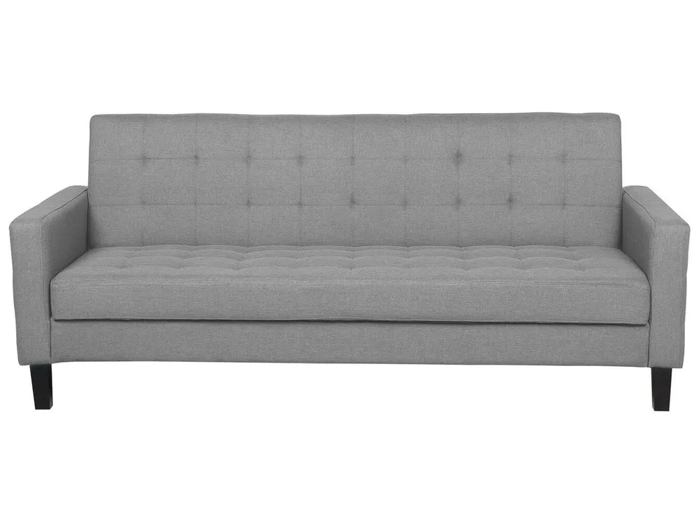 Gray sofa on a white background