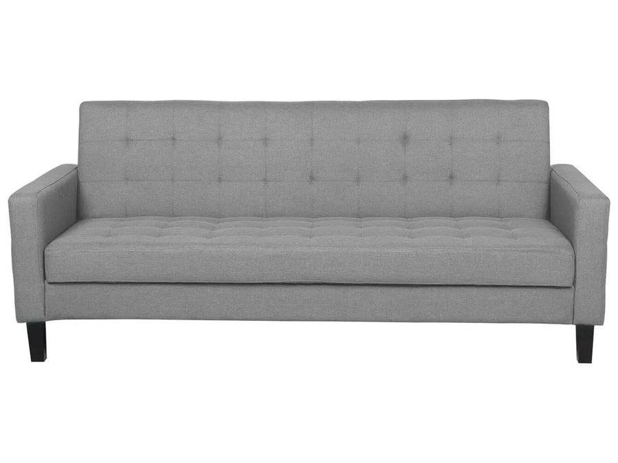 Gray sofa on a white background