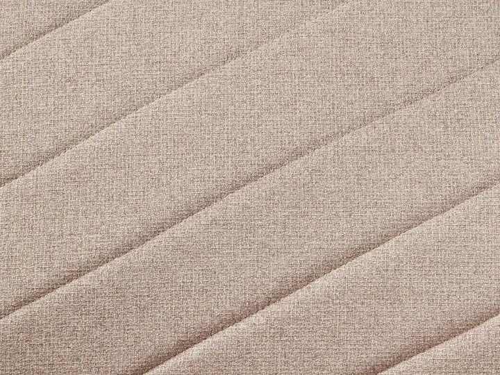 Sofa Bed 3 Seater Faux Linen Light Brown Mixon