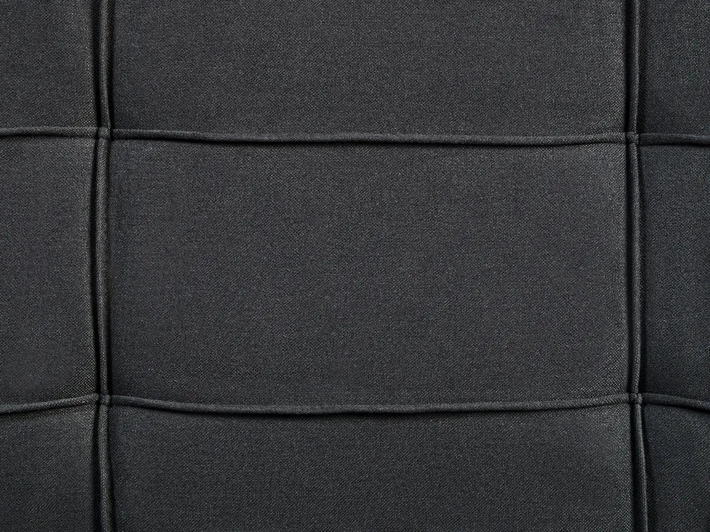 Sofa Bed 3 Seater Fabric Black Laffey