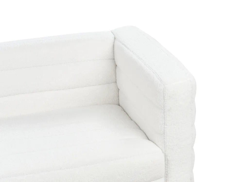 Sofa 3 Seater Boucle Off-White Ansela