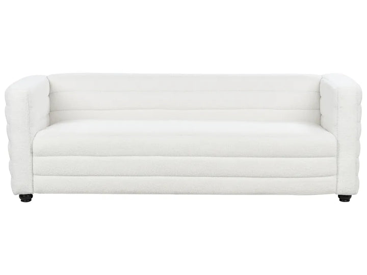 Sofa 3 Seater Boucle Off-White Ansela