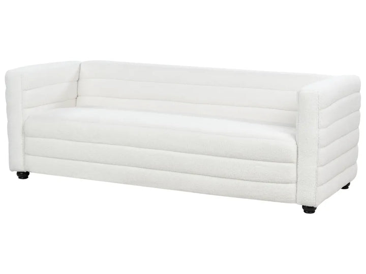 White sofa on a white background