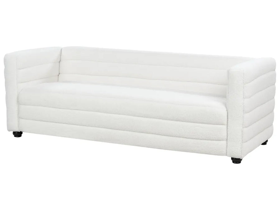 White sofa on a white background