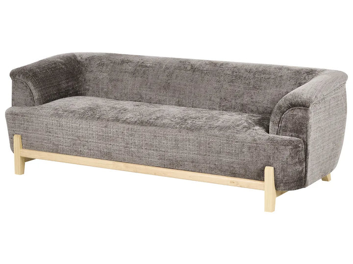 Sofa 3 Seater Chenille Brown Febo