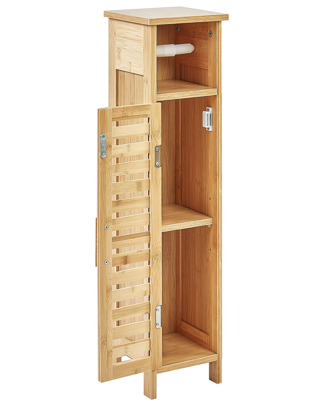 Toilet Paper Cabinet Bamboo Wood Light Brown Olathe