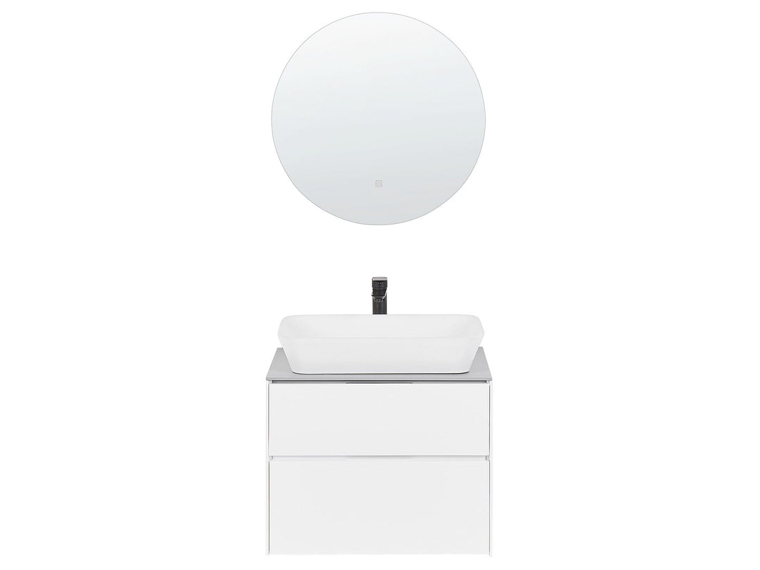 Bathroom Vanity Set 60 cm White Manzon