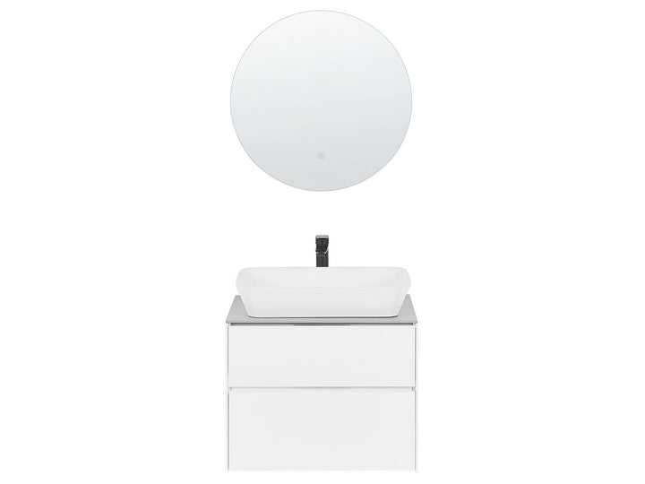 Bathroom Vanity Set 60 cm White Manzon