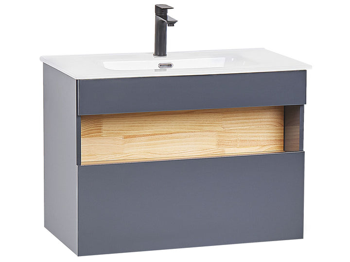 Bathroom Vanity Set Grey Figueres