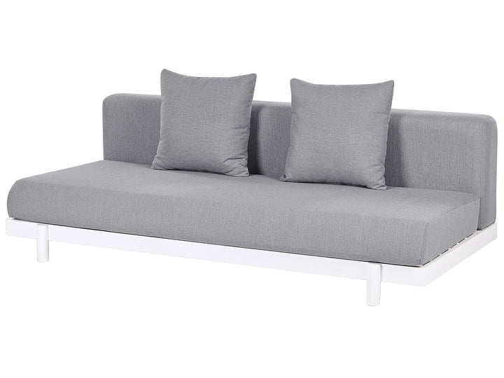 Misanello Garden Corner Sofa with Table 5 Seater Grey