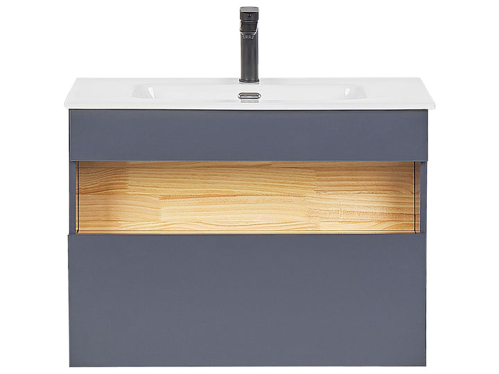 Bathroom Vanity Set Grey Figueres