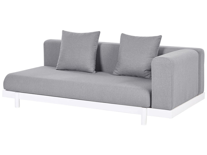 Misanello Garden Corner Sofa with Table 5 Seater Grey