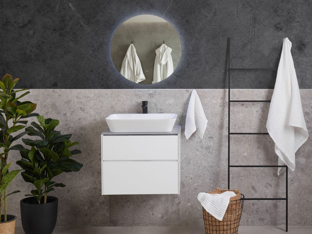 Bathroom Vanity Set 60 cm White Manzon