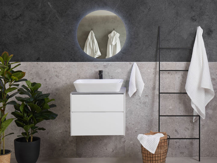 Bathroom Vanity Set 60 cm White Manzon