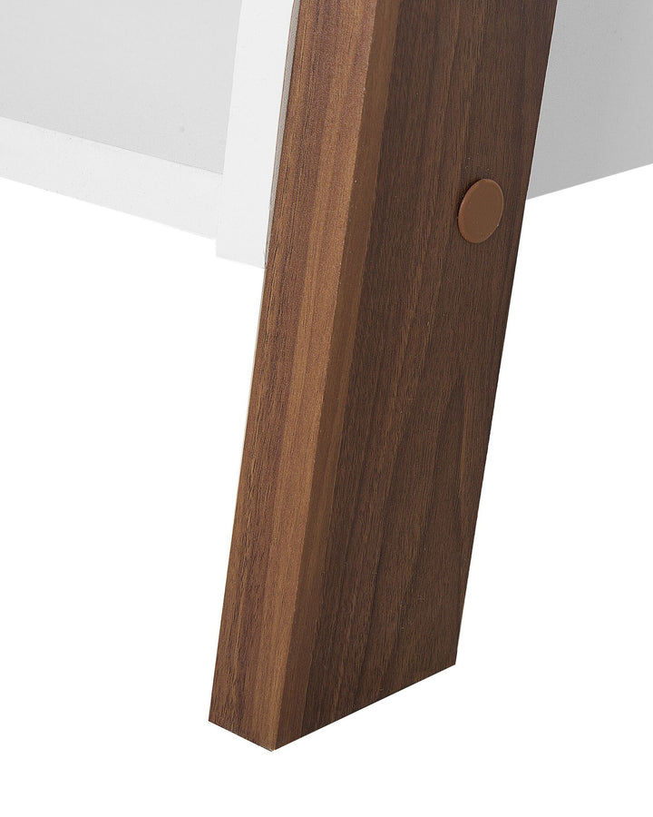 5 Tier Shelving Unit 164 cm Brown/ White Susan