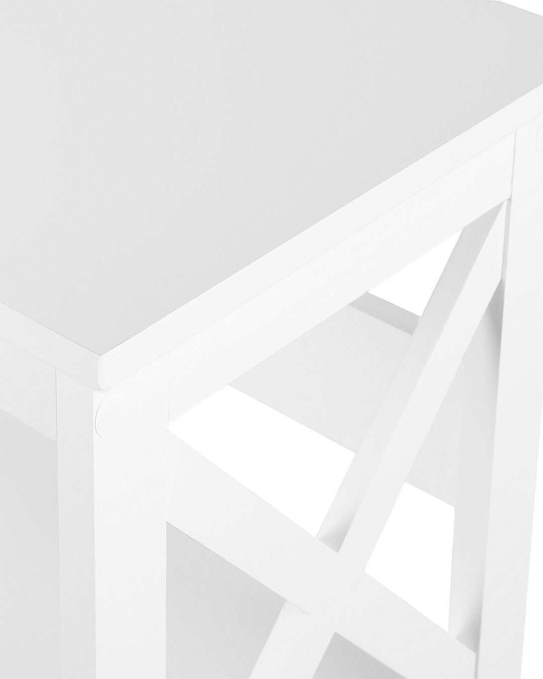 4 Tier Bookcase 152 cm White Afeez