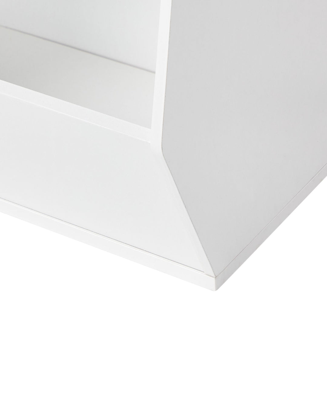 3 Tier Shelving Unit 93 cm White Alberico