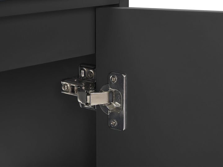 Bathroom Vanity Set Black Teruel
