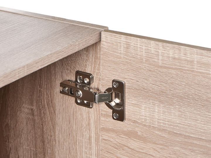 Bathroom Wall Mounted Cabinet 35 cm Light Brown Uruca