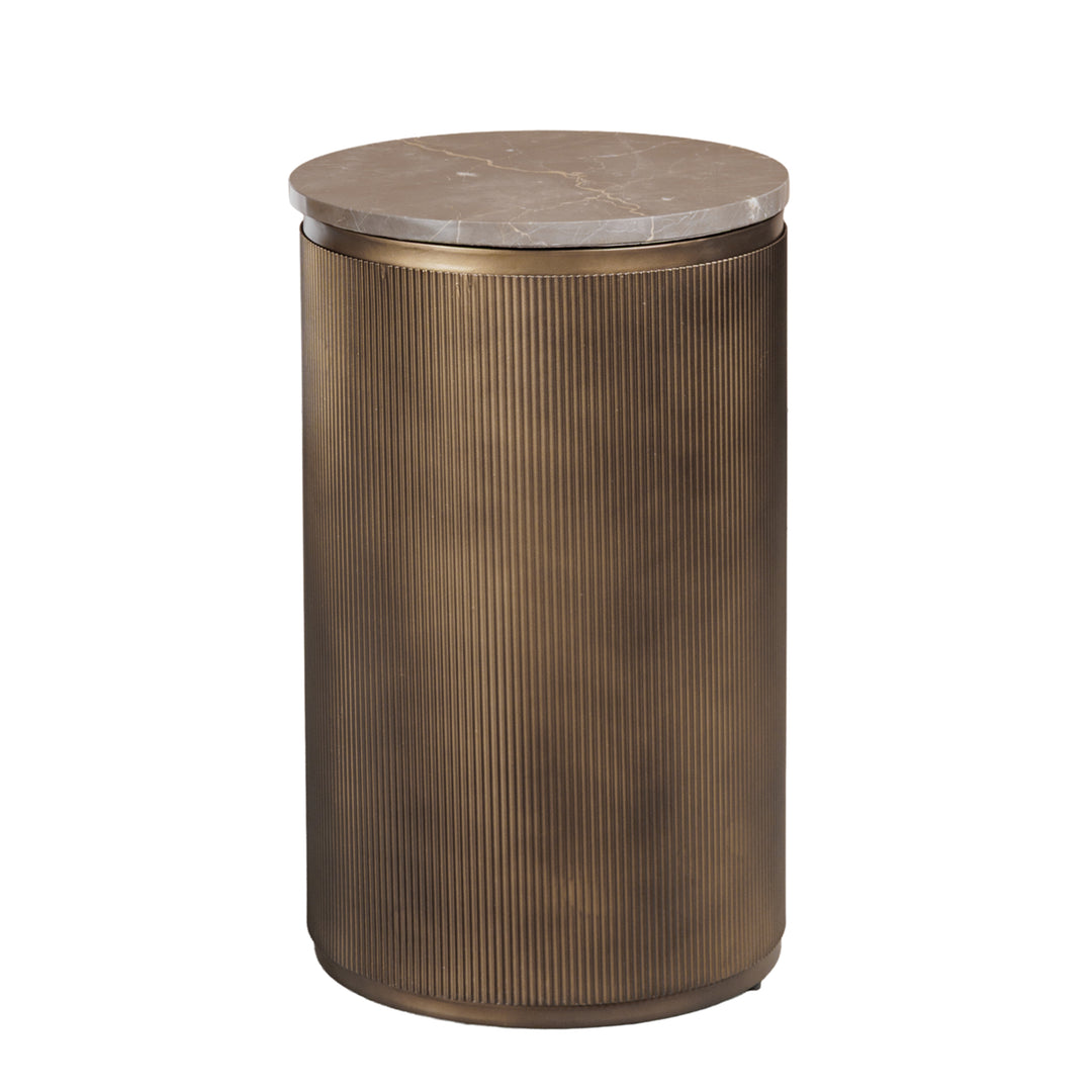 Libra Belvedere Royal Gold Set of 2 Nesting Side Tables