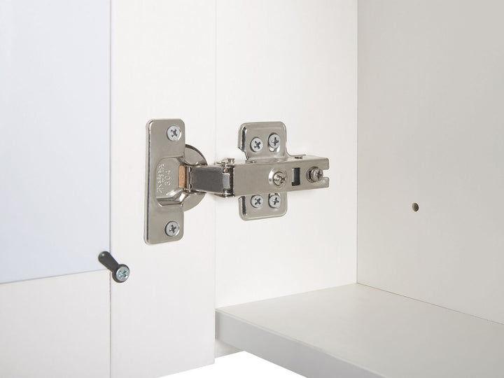 Bathroom Wall Mounted Mirror Cabinet LED 40 cm 60 cm White Condor