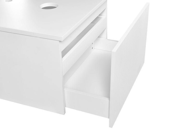 Wall Mounted Washbasin Cabinet 60 cm White Alzira