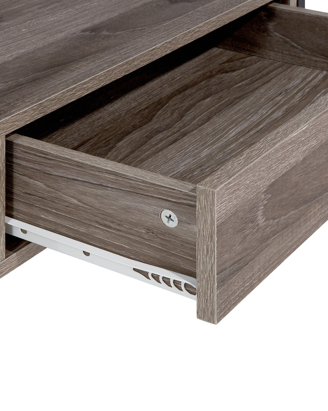3 Tier Shelving Unit 101 cm Taupe Lucia