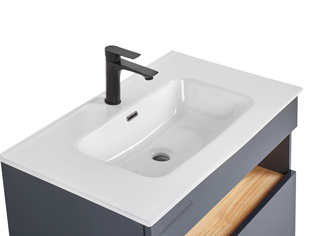 Bathroom Vanity Set Grey Figueres
