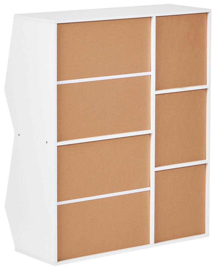 3 Tier Shelving Unit 93 cm White Alberico