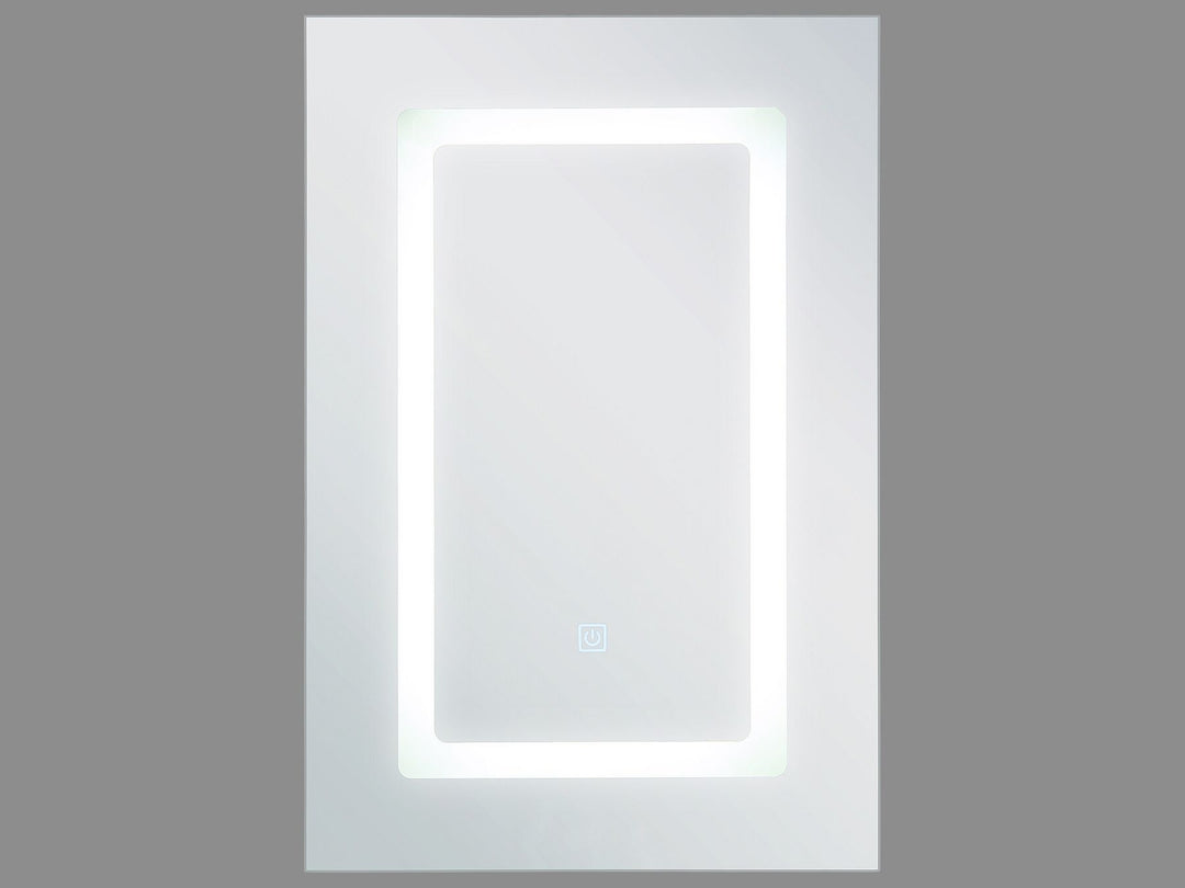 Bathroom Wall Mounted Mirror Cabinet LED 40 cm 60 cm White Condor