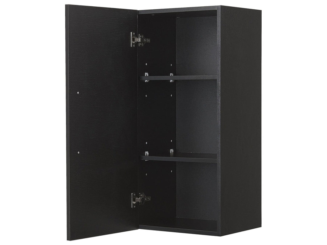 Bathroom Wall Mounted Cabinet 40 cm Black Bilbao