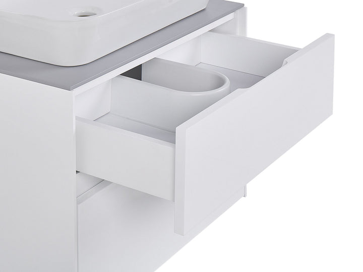 Bathroom Vanity Set 60 cm White Manzon